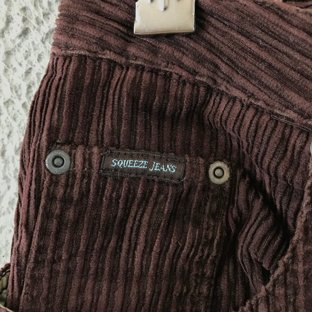 Vintage Squeeze Jeanswear Cotton Corduroy Brown Pants Women’s size 11 - Picture 4 of 9